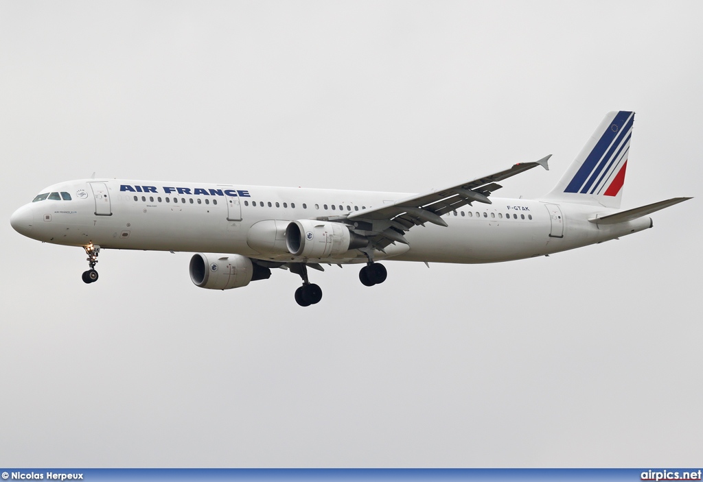 F-GTAK, Airbus A321-200, Air France