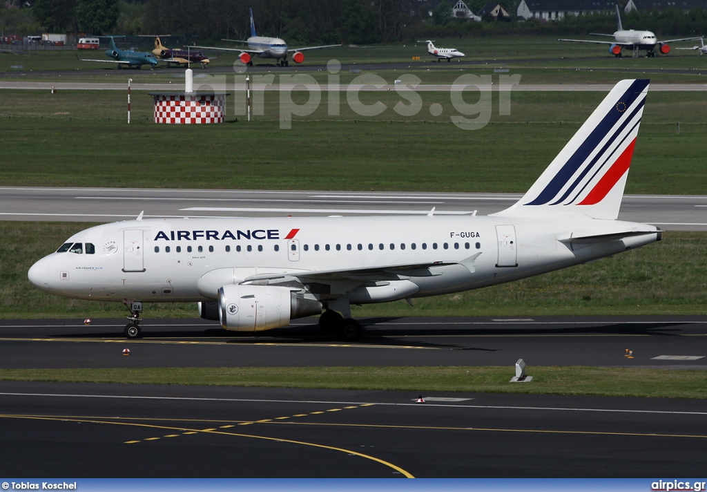 F-GUGA, Airbus A318-100, Air France