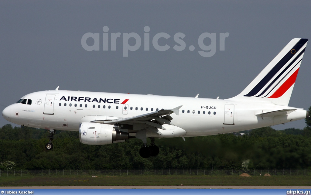 F-GUGD, Airbus A318-100, Air France