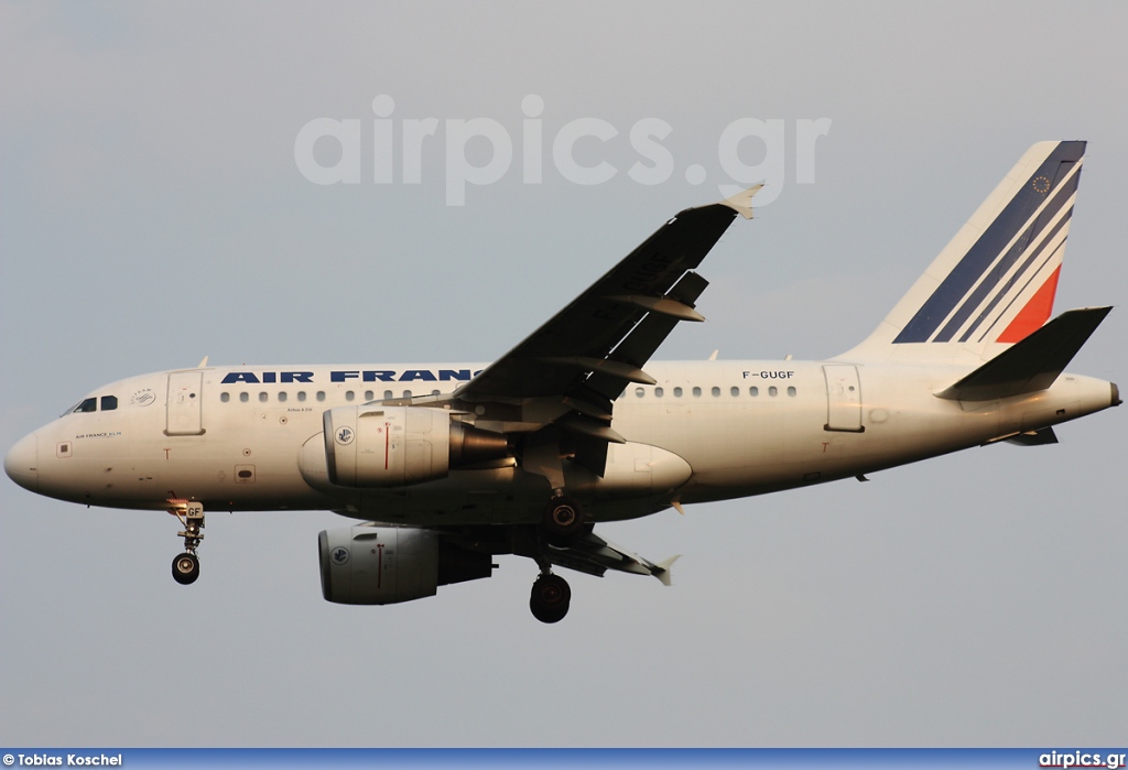 F-GUGF, Airbus A318-100, Air France