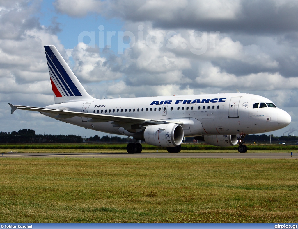 F-GUGG, Airbus A318-100, Air France
