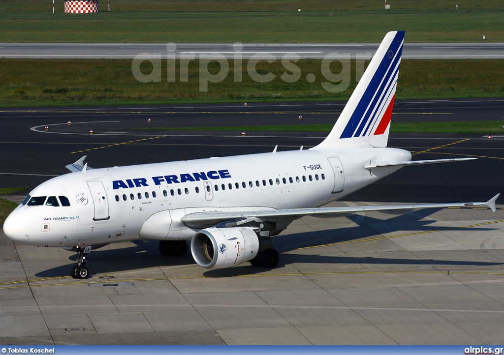 F-GUGK, Airbus A318-100, Air France