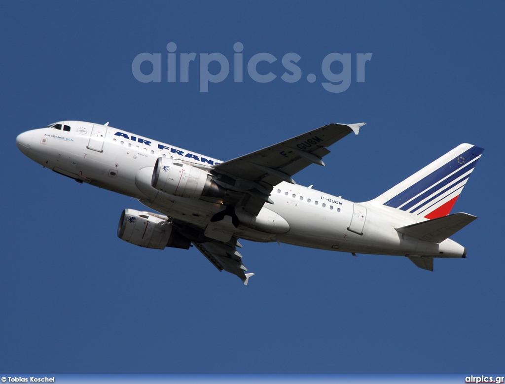 F-GUGM, Airbus A318-100, Air France