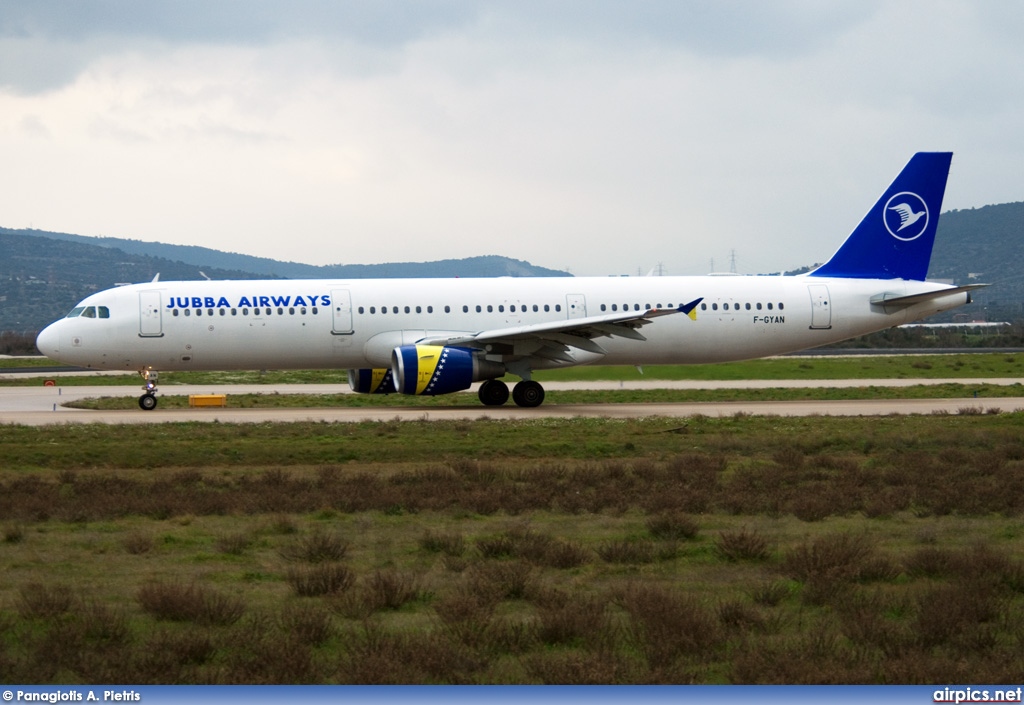F-GYAN, Airbus A321-100, Jubba Airways