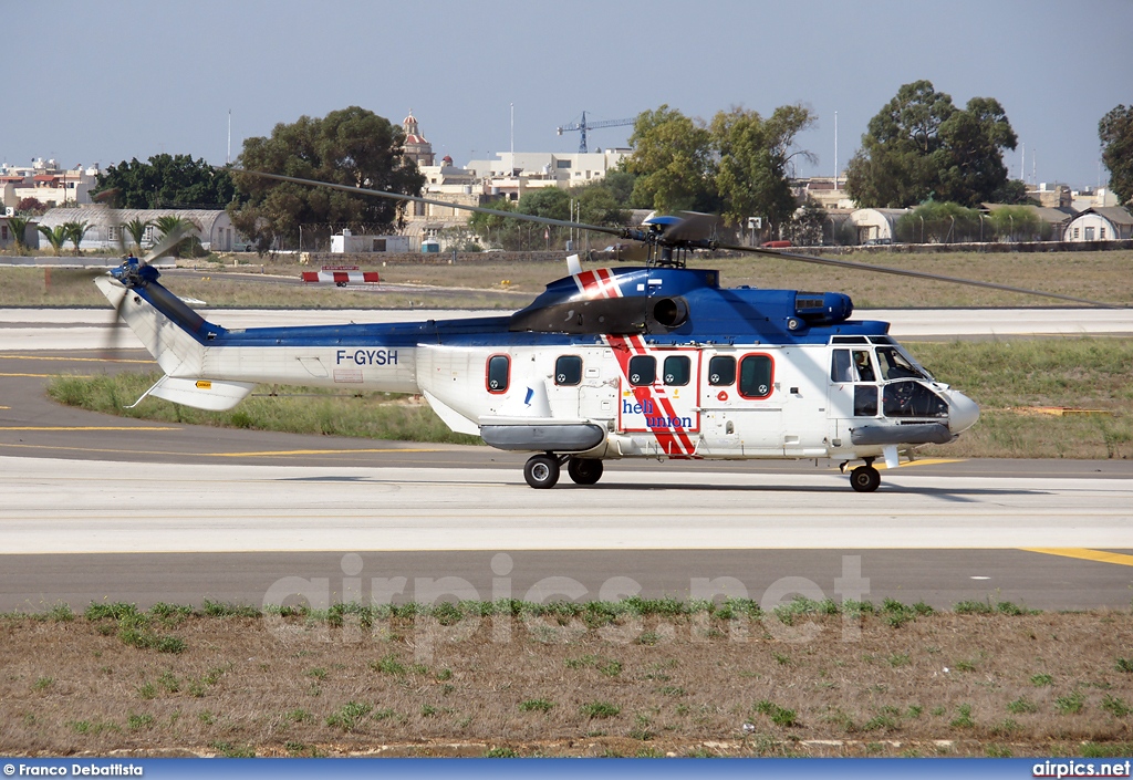 F-GYSH, Aerospatiale (Eurocopter) AS 332-L1 Super Puma, Heli Union