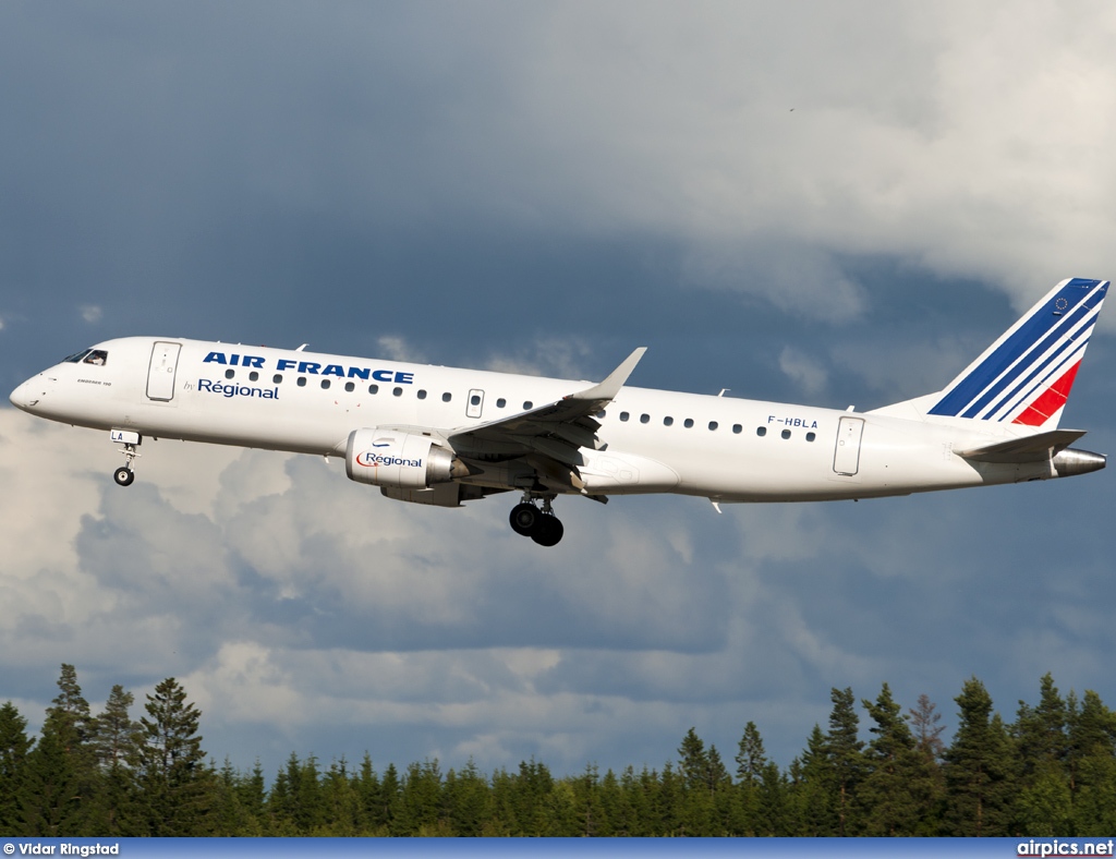 F-HBLA, Embraer ERJ 190-100LR (Embraer 190), Regional