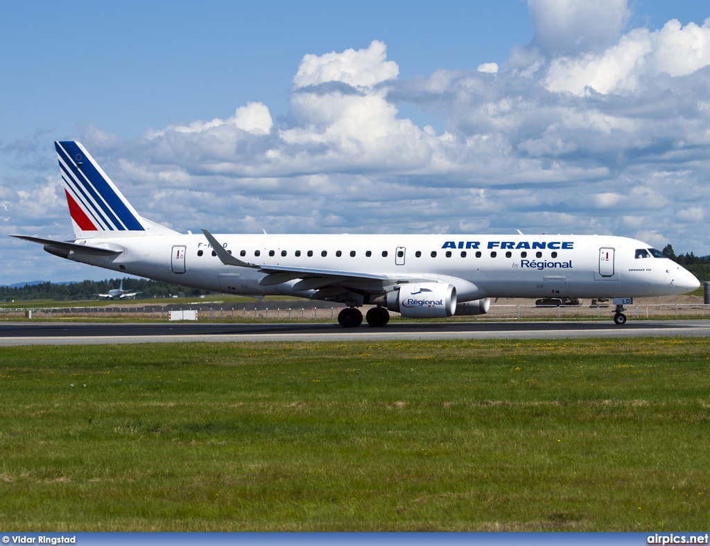 F-HBLD, Embraer ERJ 190-100LR (Embraer 190), Regional