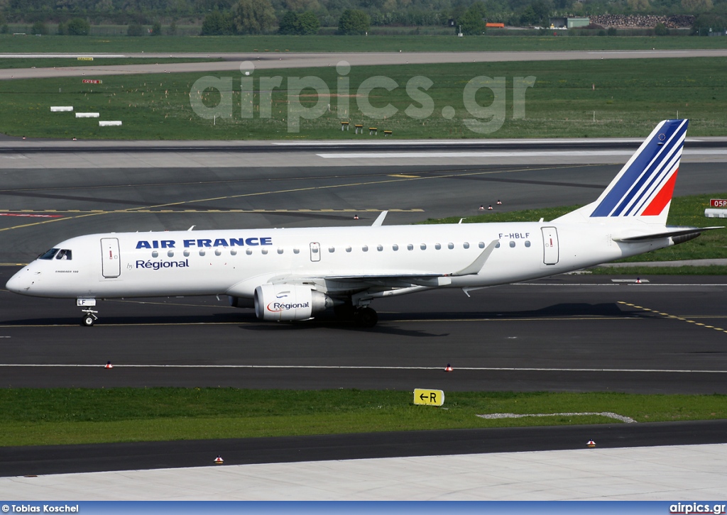 F-HBLF, Embraer ERJ 190-100LR (Embraer 190), Regional