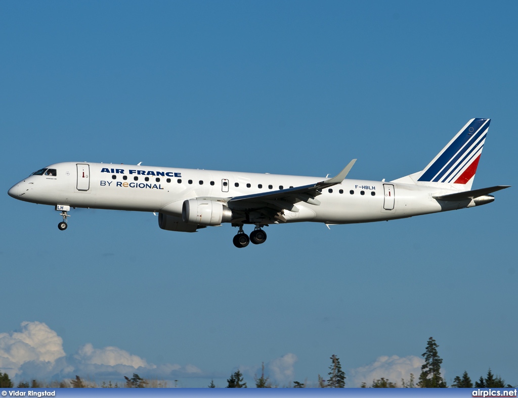 F-HBLH, Embraer ERJ 190-100LR (Embraer 190), Regional