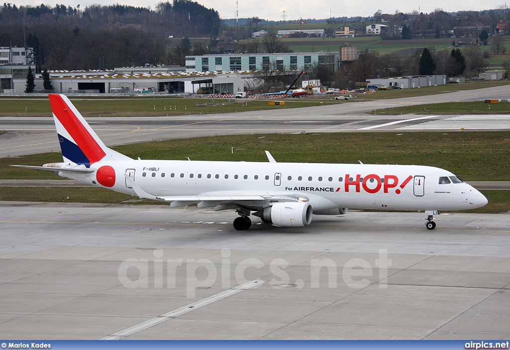 F-HBLI, Embraer ERJ 190-100STD (Embraer 190), Regional