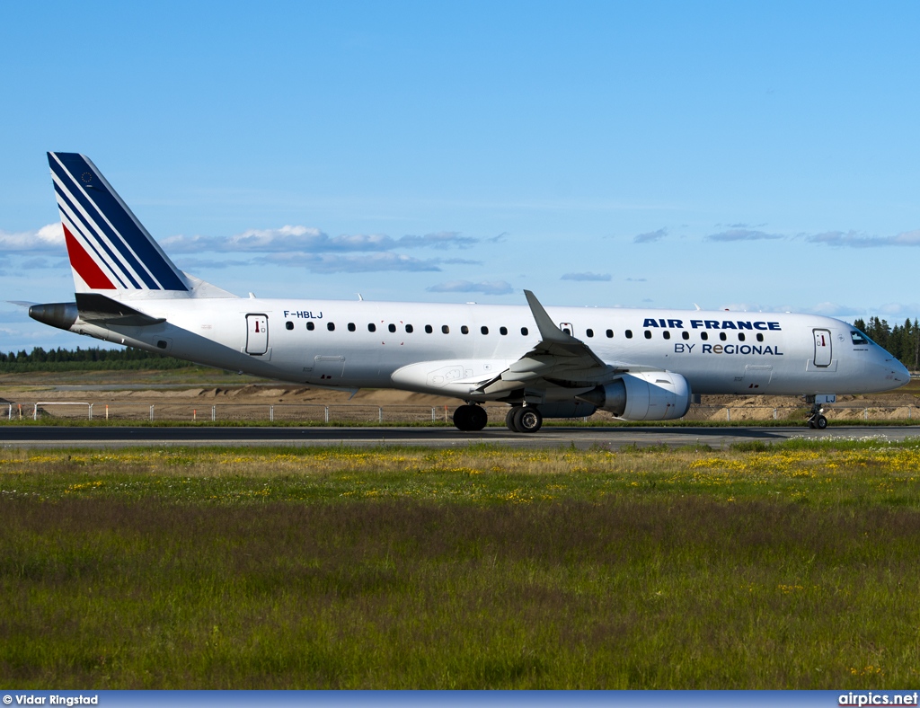 F-HBLJ, Embraer ERJ 190-100LR (Embraer 190), Regional