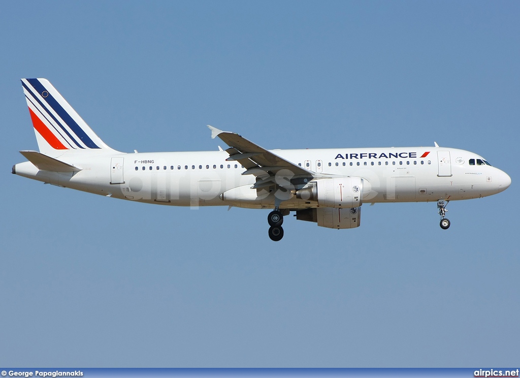 F-HBNG, Airbus A320-200, Air France