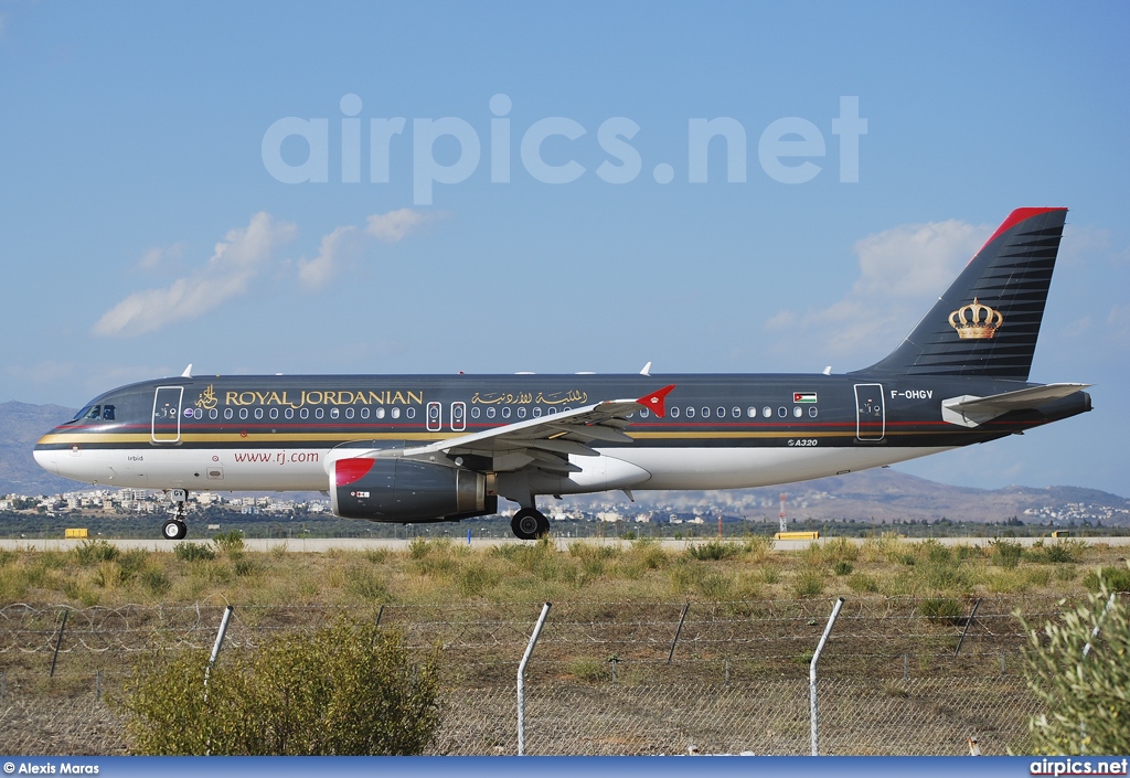 F-OHGV, Airbus A320-200, Royal Jordanian