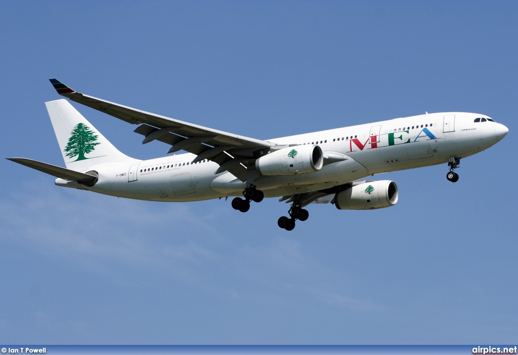 F-OMEC, Airbus A330-200, Middle East Airlines (MEA)