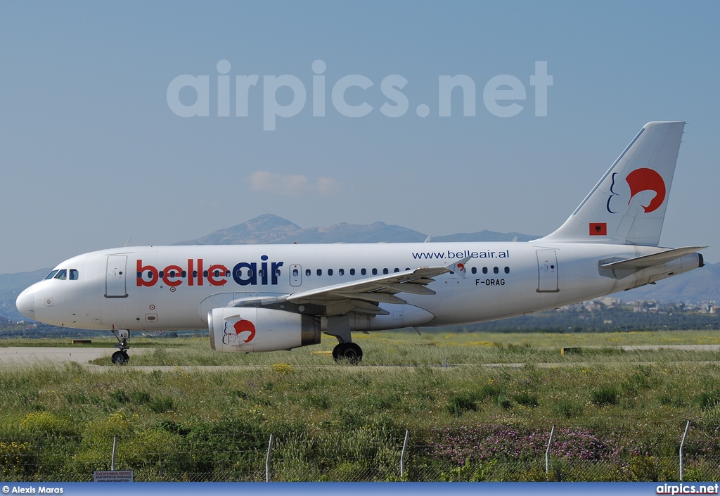 F-ORAG, Airbus A319-100, Belle Air