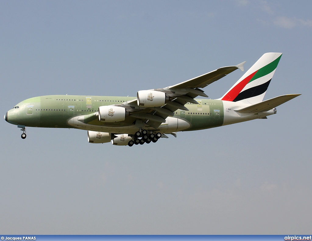 F-WWAD, Airbus A380-800, Emirates