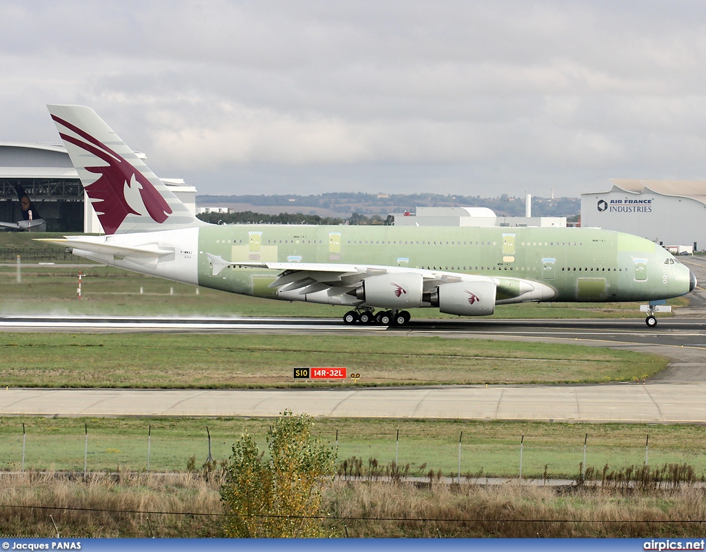 F-WWAJ, Airbus A380-800, Qatar Airways