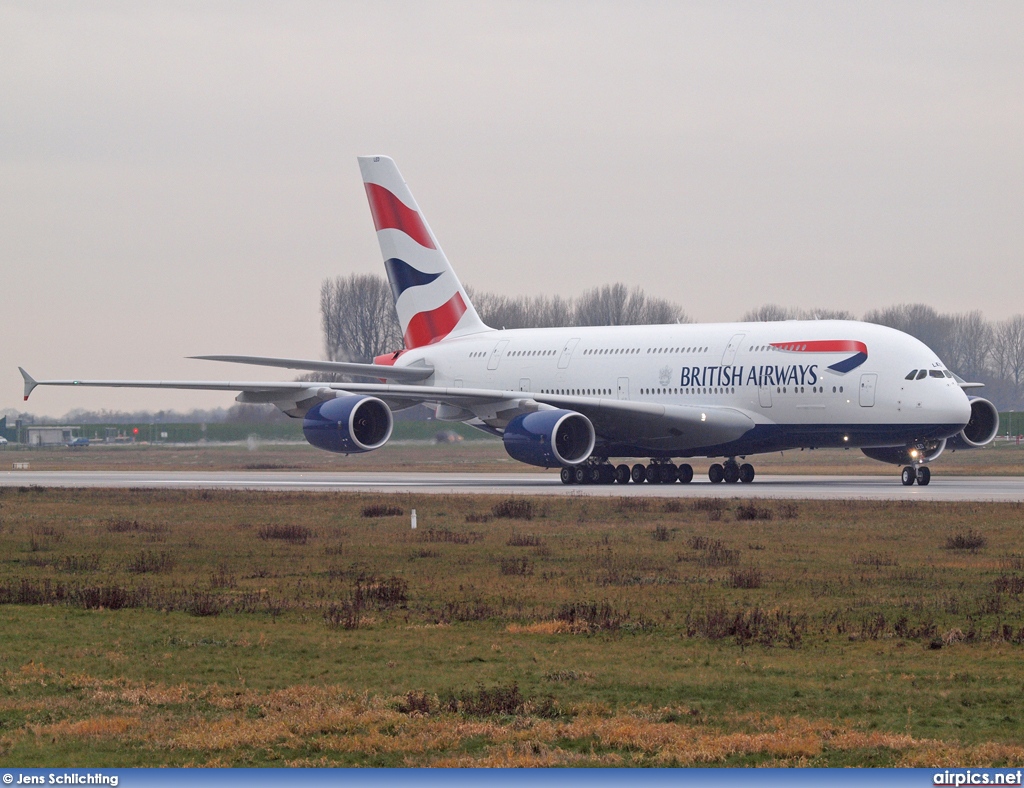 F-WWAK, Airbus A380-800, British Airways