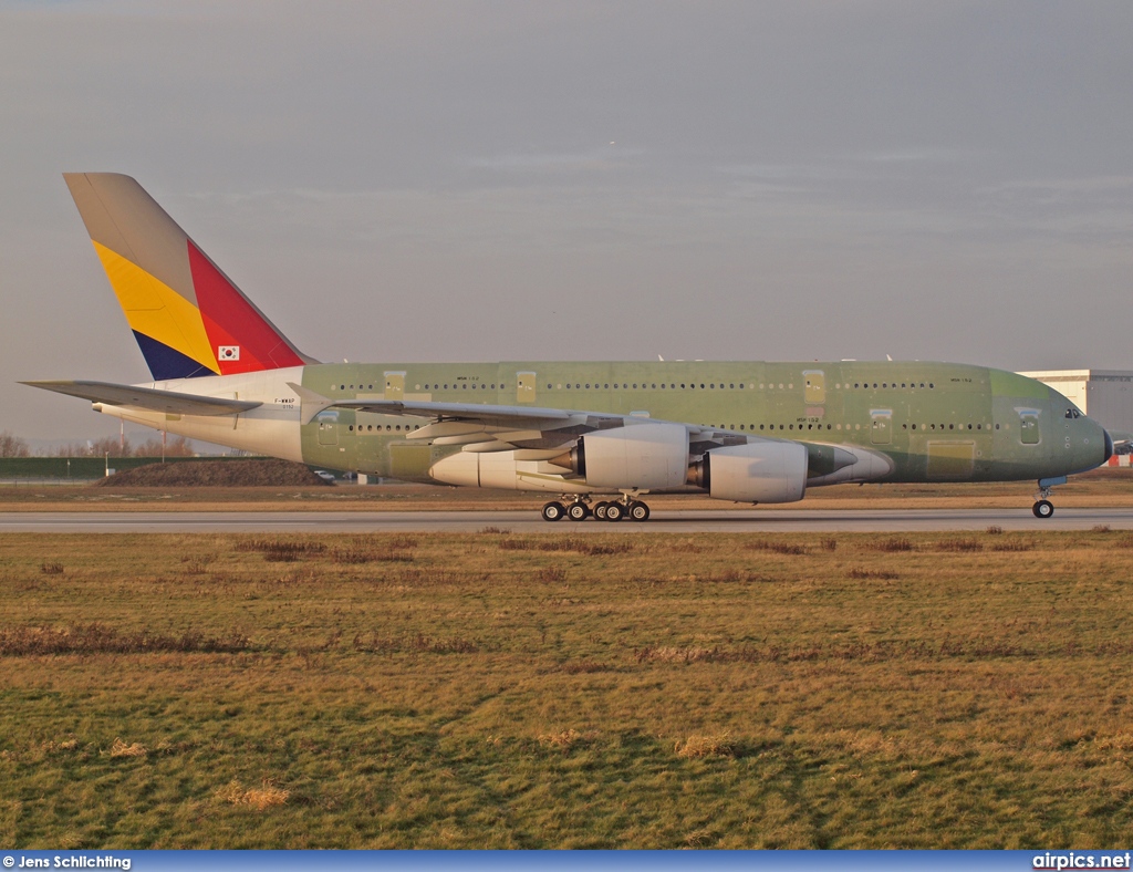F-WWAP, Airbus A380-800, Asiana Airlines