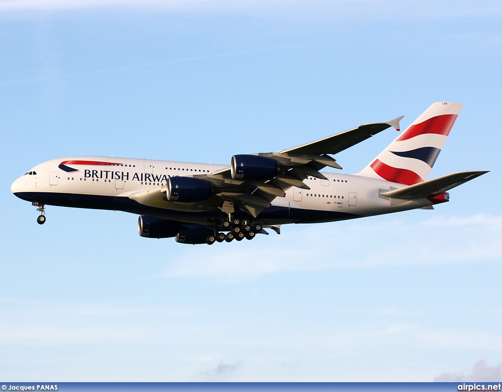 F-WWAY, Airbus A380-800, British Airways