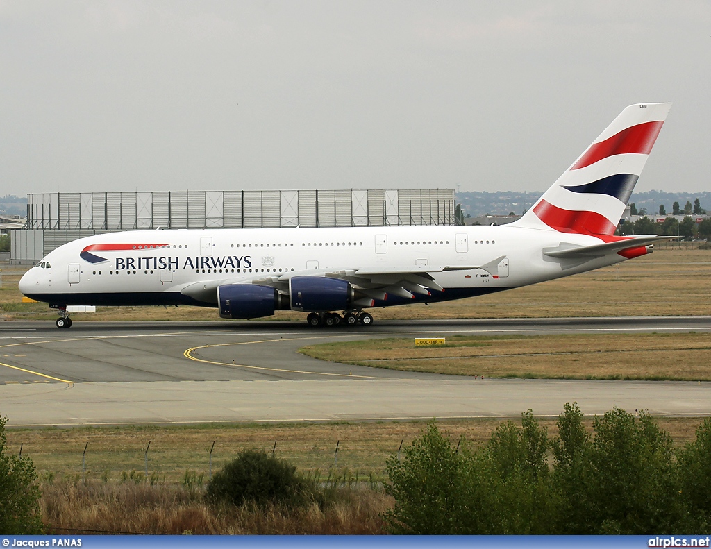 F-WWAY, Airbus A380-800, British Airways