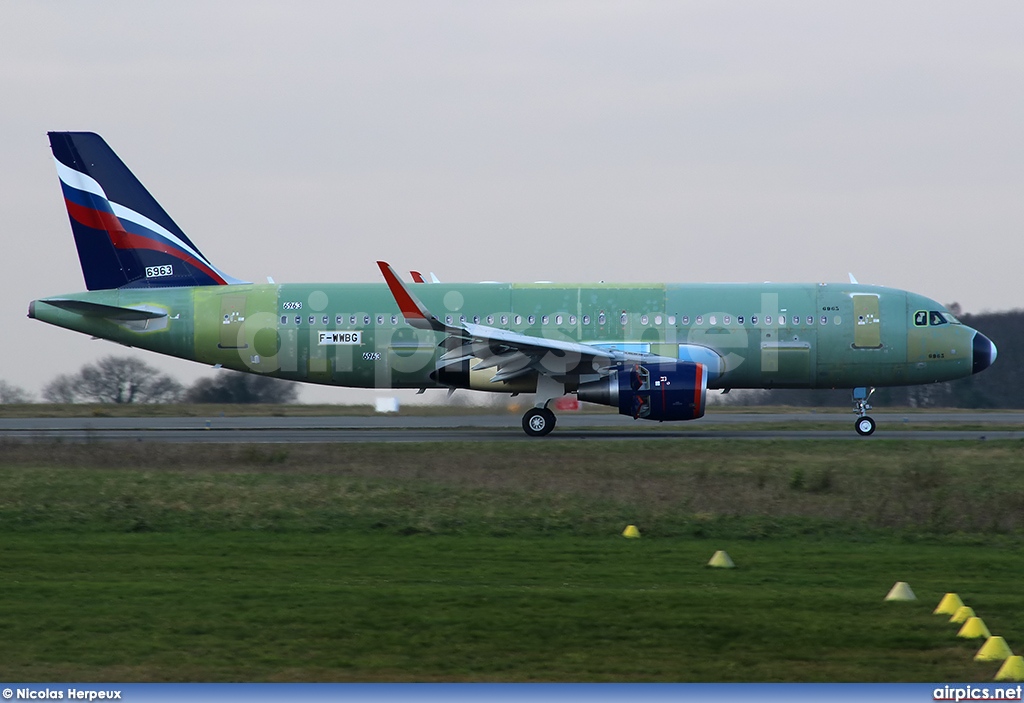 F-WWBG, Airbus A320-200, Aeroflot