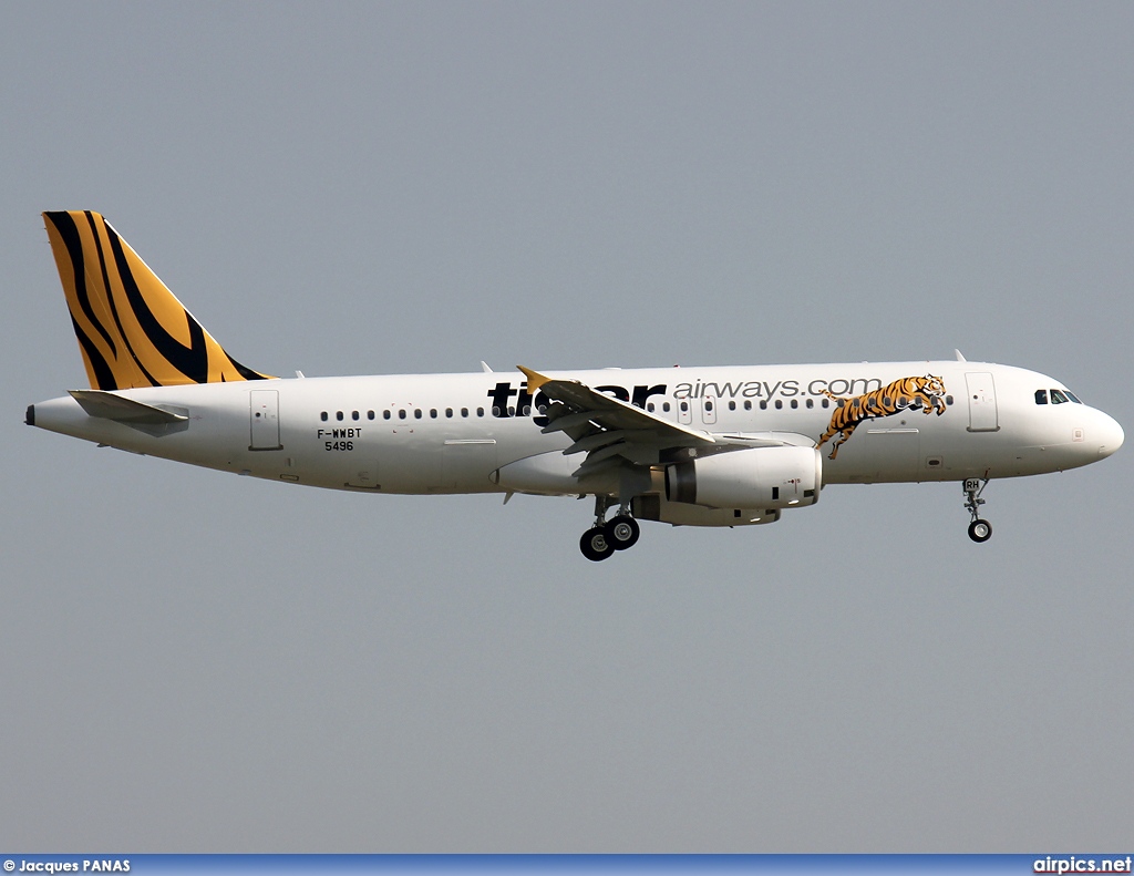 F-WWBT, Airbus A320-200, Tiger Airways