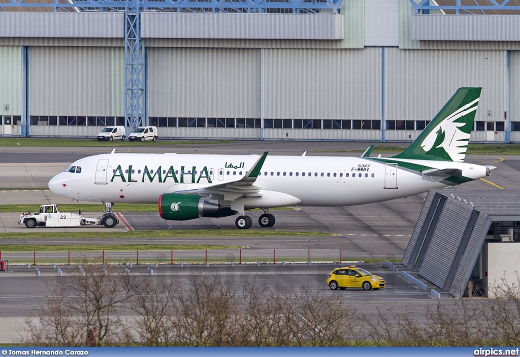 F-WWBV, Airbus A320-200, Al Maha Airways