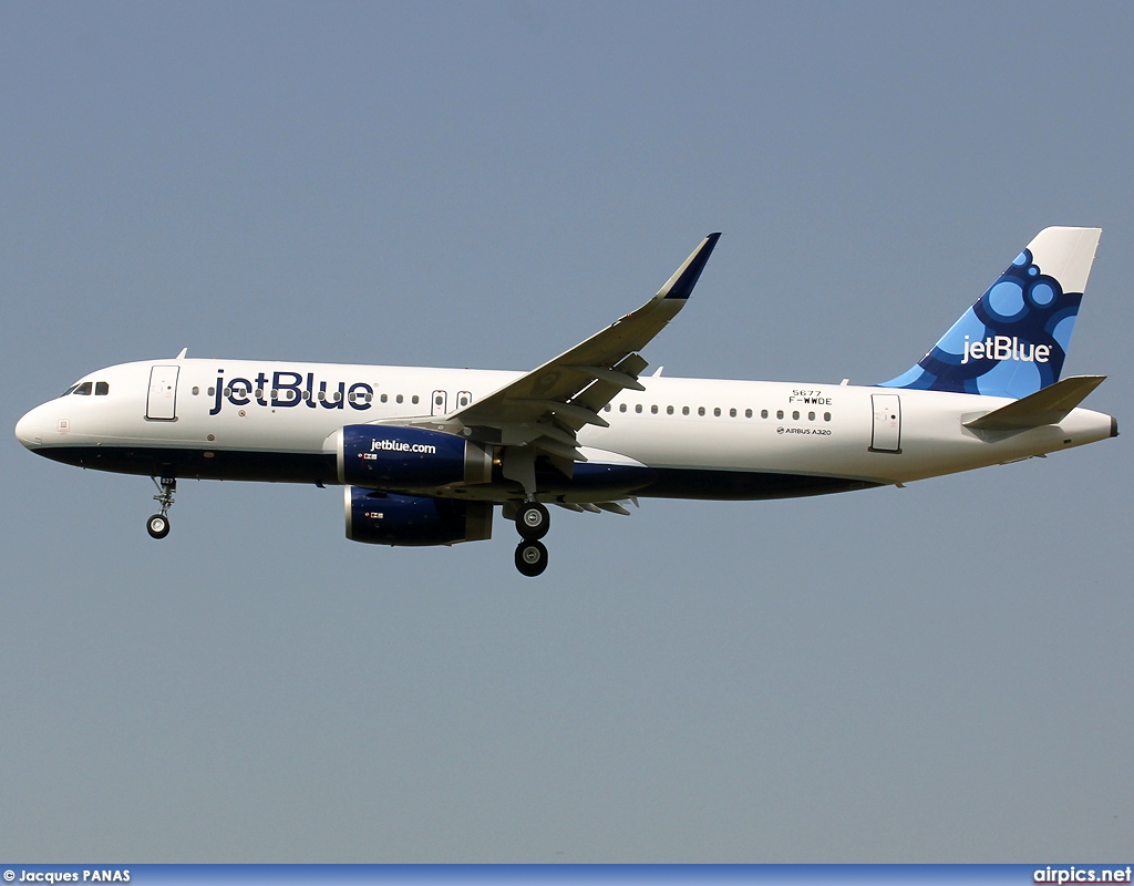 F-WWDE, Airbus A320-200, JetBlue Airways