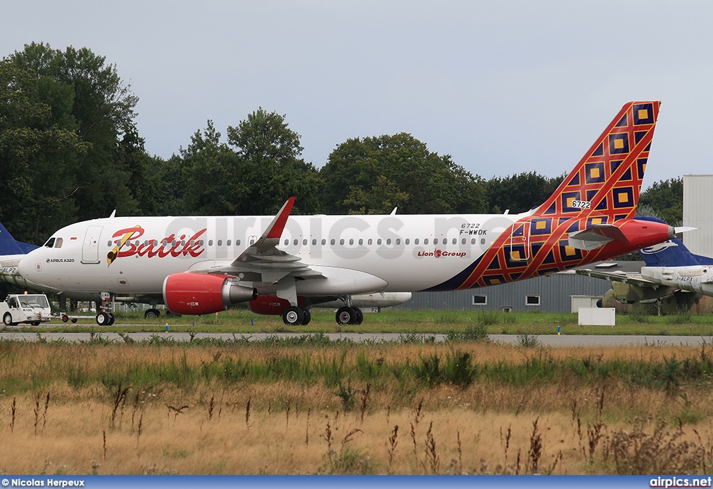 F-WWDK, Airbus A320-200, Batik Air