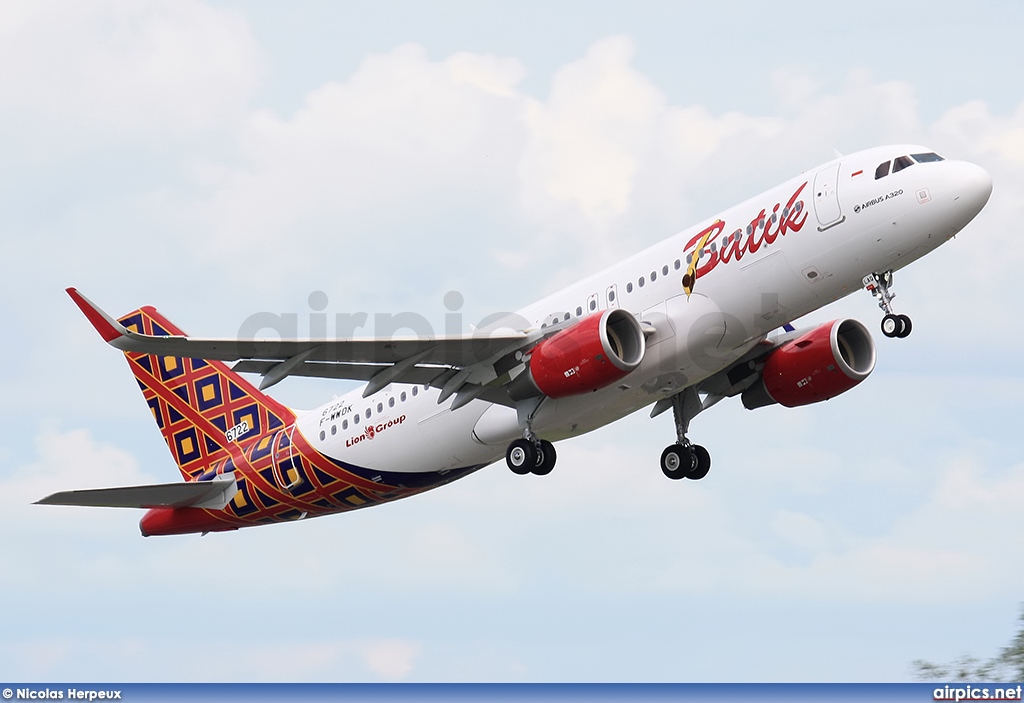 F-WWDK, Airbus A320-200, Batik Air