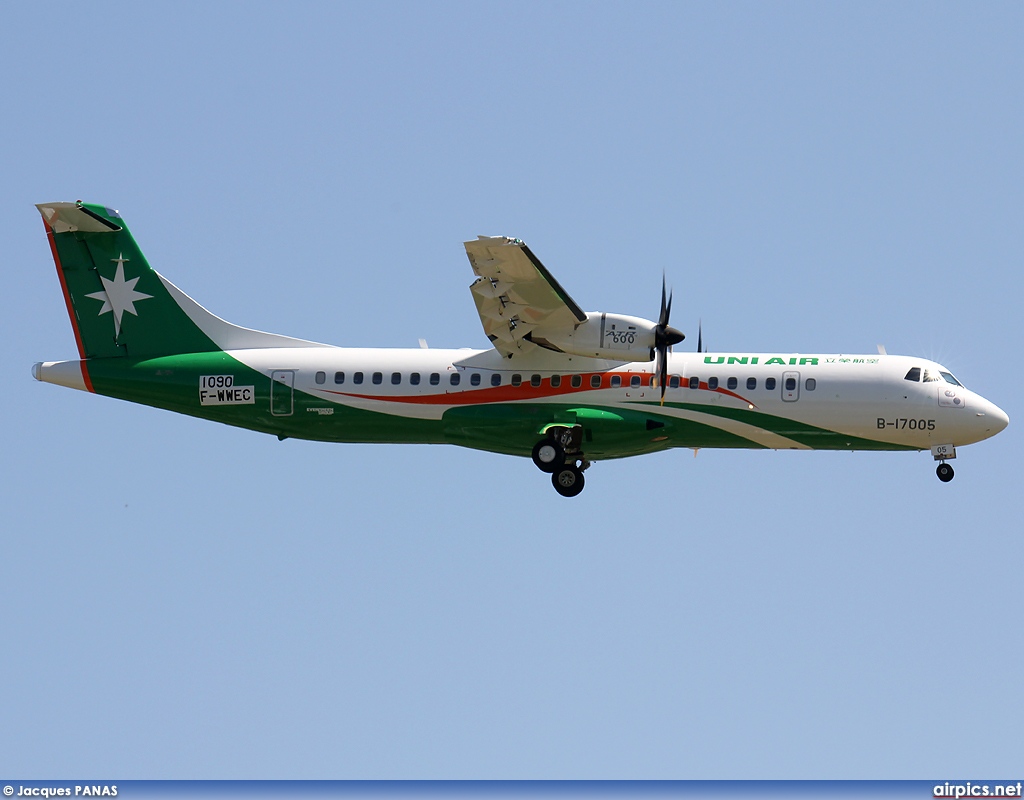 F-WWEC, ATR 72-600, UNI Air