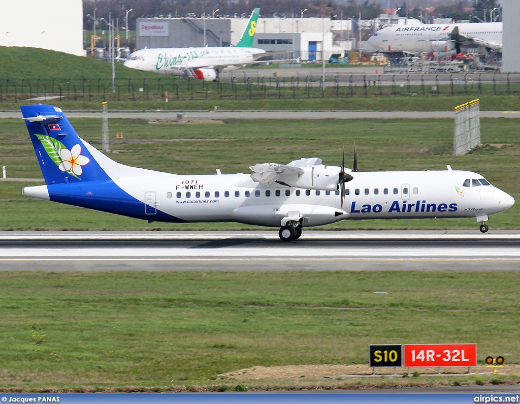 F-WWEH, ATR 72-600, Lao Airlines