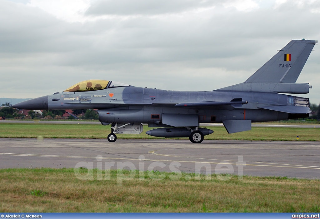 FA116, Lockheed (Fokker) F-16AM Fighting Falcon, Belgian Air Force