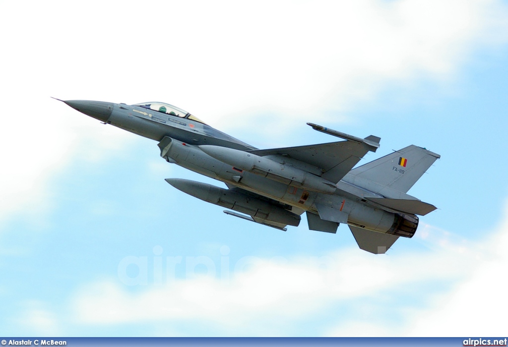 FA118, Lockheed F-16AM Fighting Falcon, Belgian Air Force