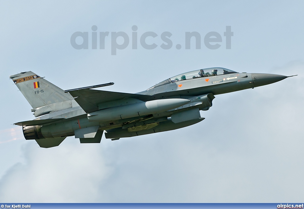 FB-15, Lockheed F-16BM Fighting Falcon, Belgian Air Force