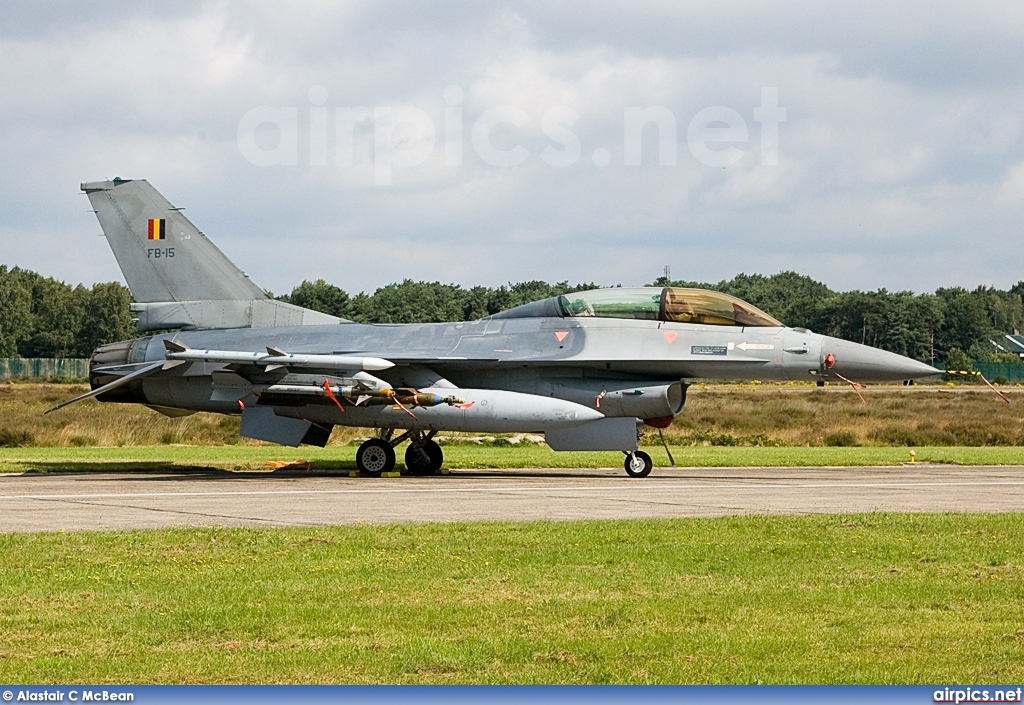 FB15, Lockheed F-16BM Fighting Falcon, Belgian Air Force