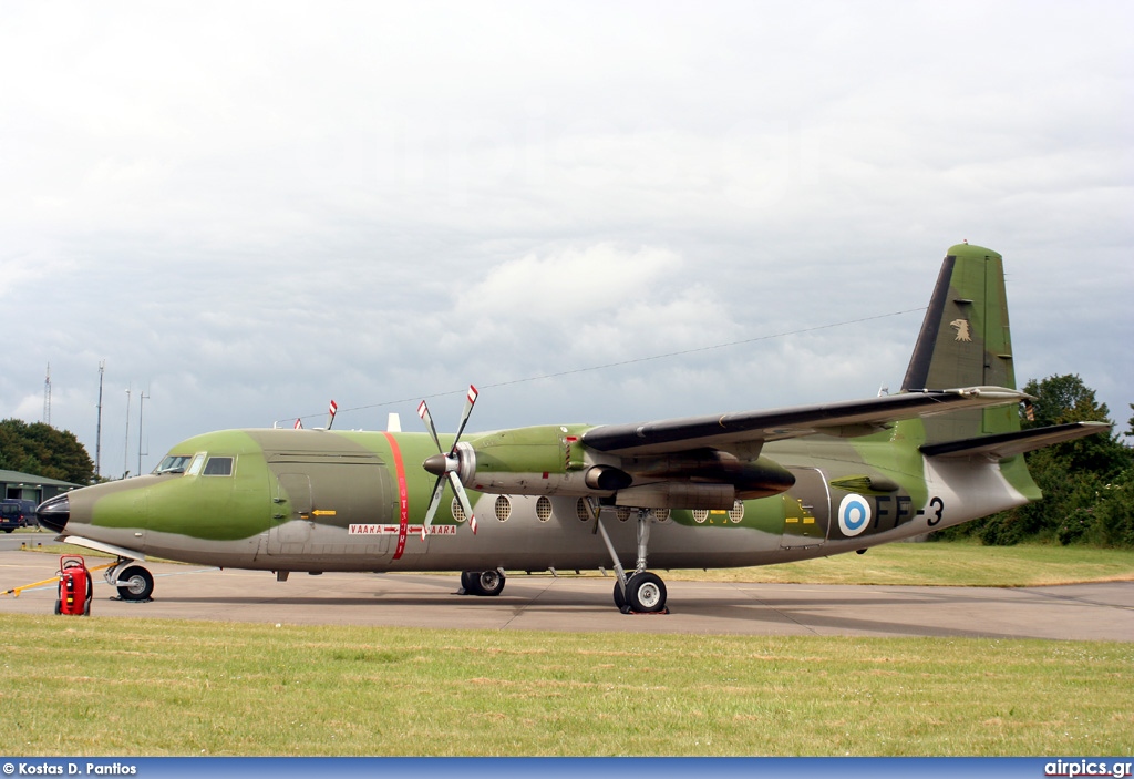 FF-3, Fokker F27-400M Troopship, Finnish Air Force