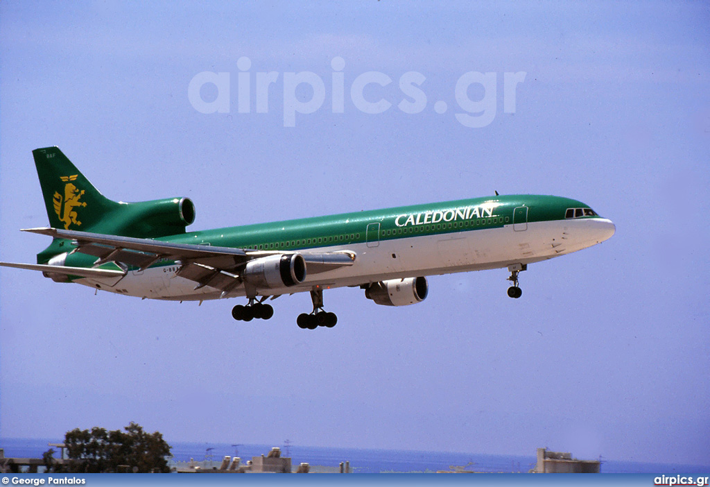 G-BBAF, Lockheed L-1011-100 Tristar, Caledonian Airways