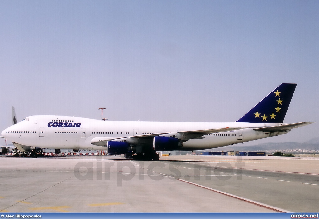 G-BDXF, Boeing 747-200B, Corsair