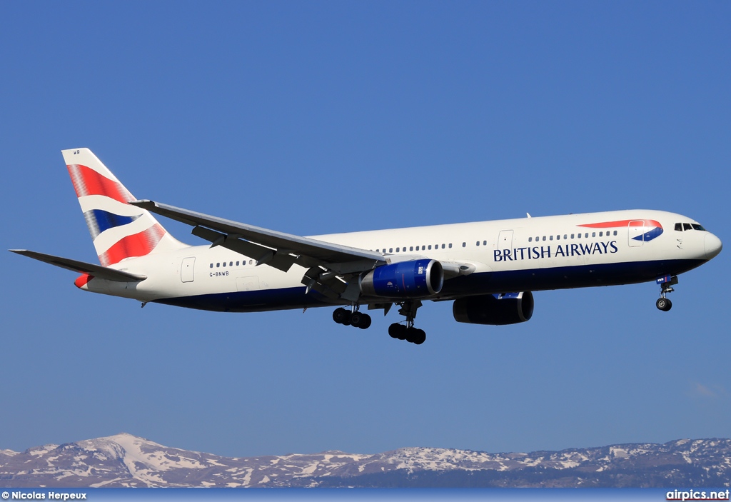 G-BNWB, Boeing 767-300ER, British Airways