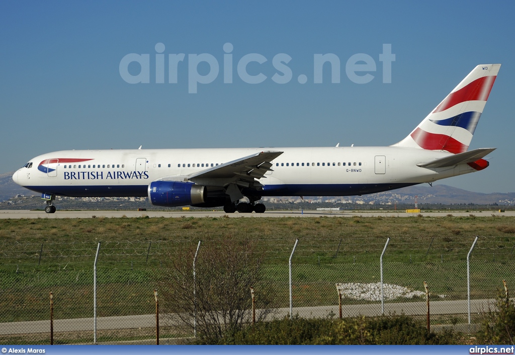 G-BNWD, Boeing 767-300ER, British Airways