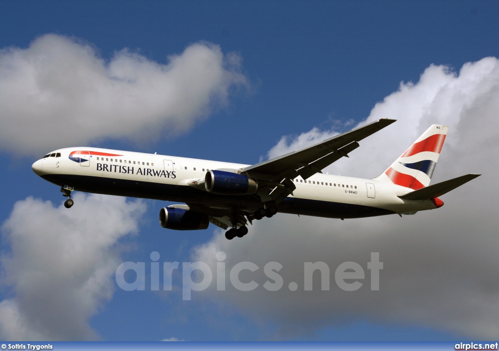 G-BNWD, Boeing 767-300ER, British Airways