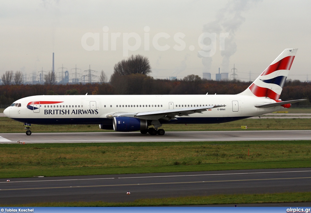 G-BNWI, Boeing 767-300ER, British Airways