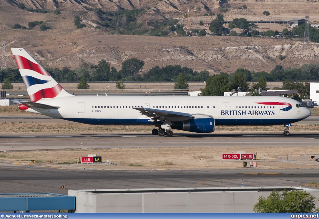 G-BNWV, Boeing 767-300ER, British Airways