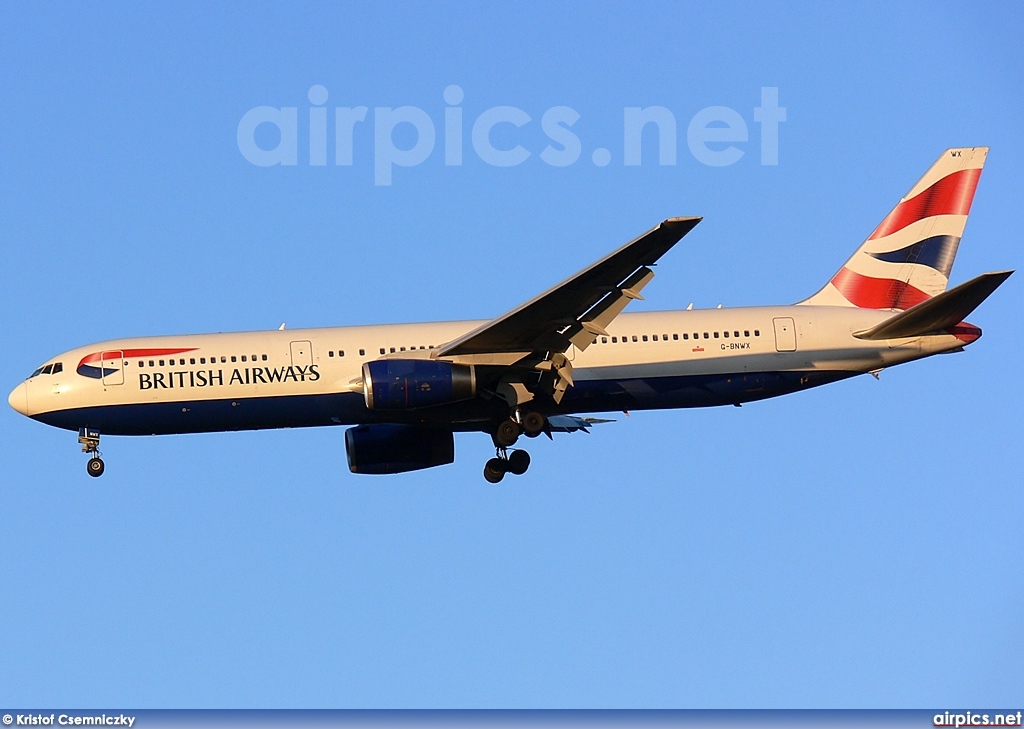 G-BNWX, Boeing 767-300ER, British Airways