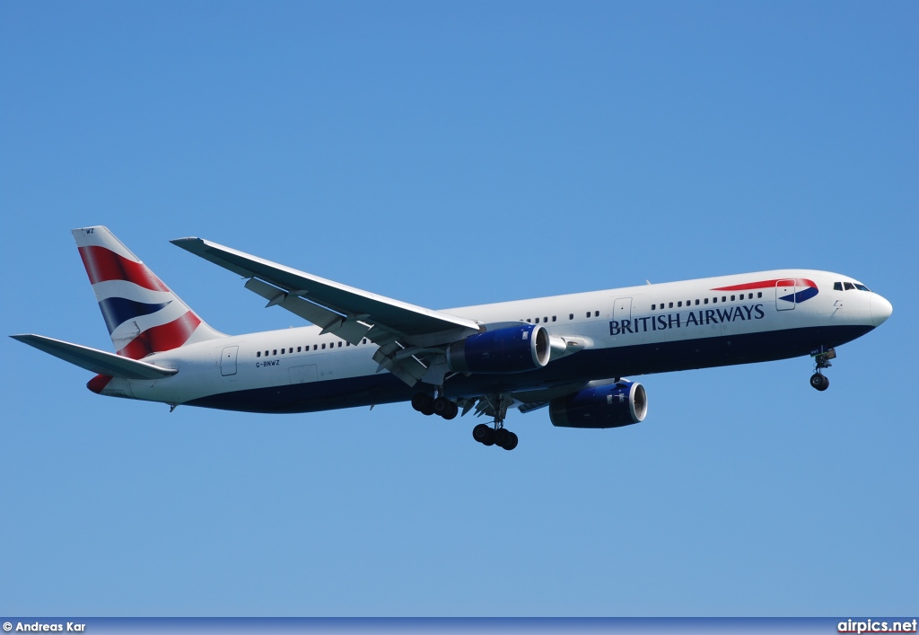 G-BNWZ, Boeing 767-300ER, British Airways