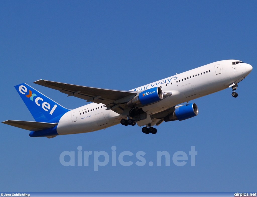 G-BOPB, Boeing 767-200ER, XL Airways