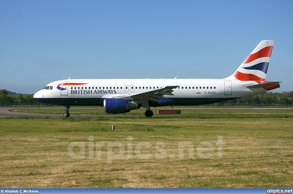 G-BUSC, Airbus A320-100, British Airways