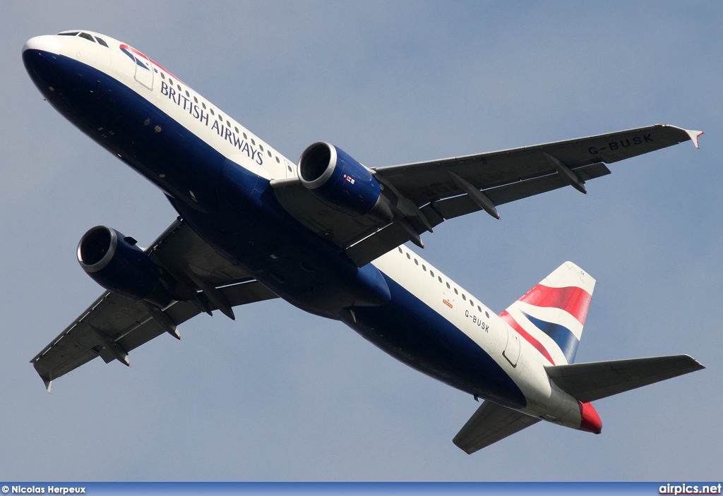 G-BUSK, Airbus A320-200, British Airways